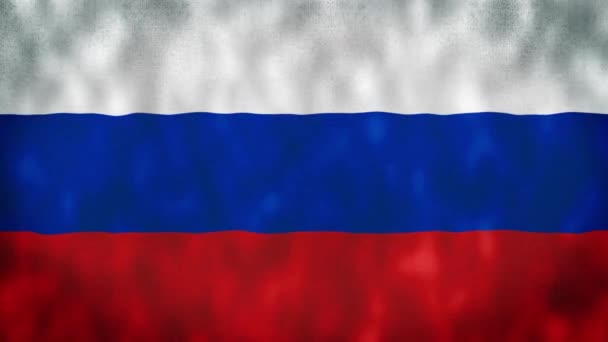 ロシア連邦 ロシアの旗 ロシアの旗 ロシアの旗アニメーション ロシアの旗4K映像 — ストック動画