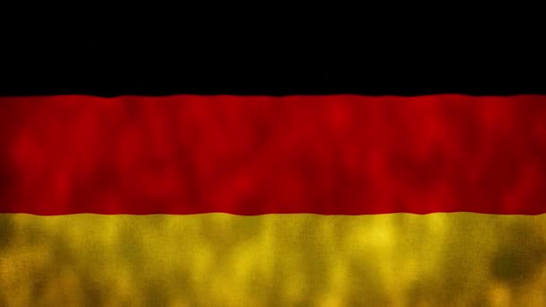 Germany National Flag Seamless Loop Animation German Flag — Stock Video