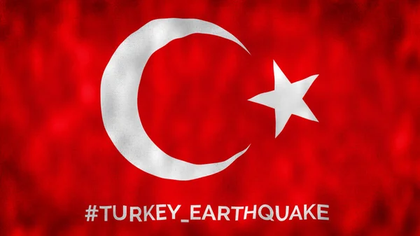 Aardbeving Turkije Red Kalkoen Bid Voor Turkije Aardbeving Twee Grote — Stockfoto