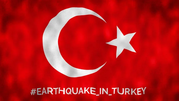 Terremoto Turquía Salva Pavo Rezad Por Turquía Terremoto Dos Grandes — Foto de Stock