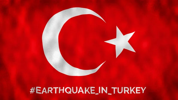 Terramoto Turquia Salve Turquia Rezem Pela Turquia Terramoto Dois Grandes — Fotografia de Stock