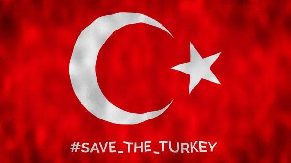 Erdbeben Der Türkei Rettet Die Türkei Betet Für Die Türkei — Stockfoto