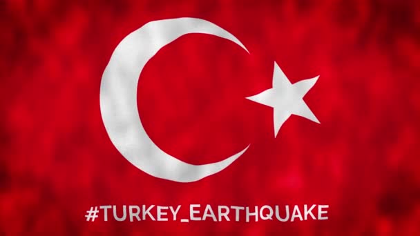 Terramoto Turquia Salve Turquia Rezem Pela Turquia Terramoto Dois Grandes — Vídeo de Stock