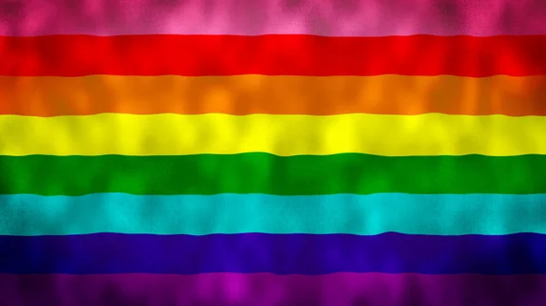 Orgoglio Originale Bandiera Arcobaleno Gay Rainbow Gay America Lesbica Usa — Foto Stock