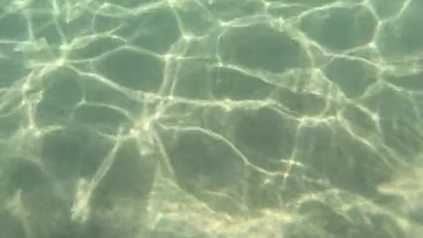 Superficie Del Mar Rosso Bluewater Panorama Sfondo Con Onde Morbide — Video Stock