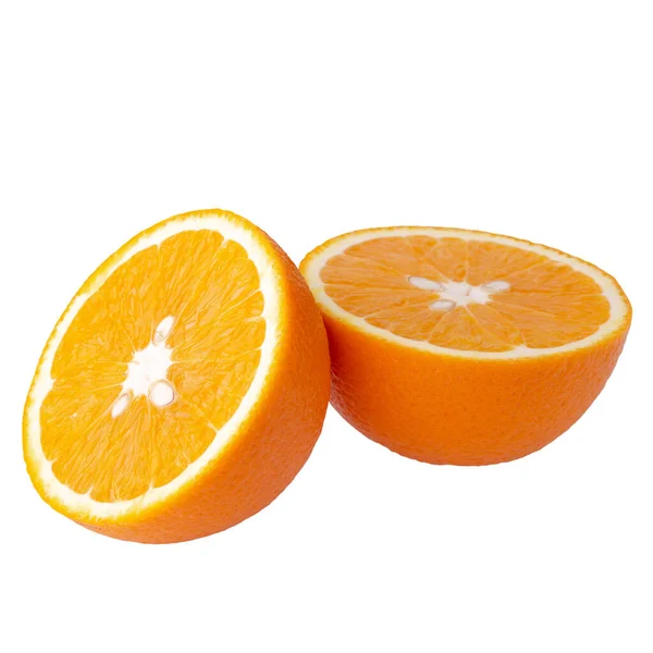 배경에 분리되어 오렌지와 오렌지 — 스톡 사진