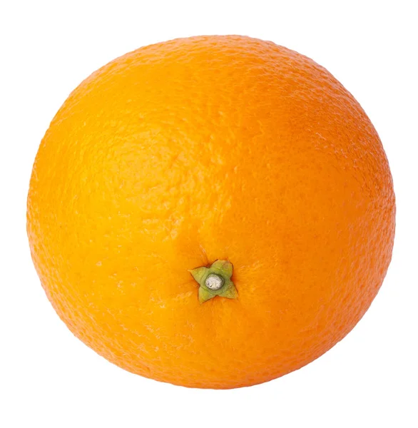 Fruta Fresca Naranja Aislada Sobre Fondo Blanco —  Fotos de Stock