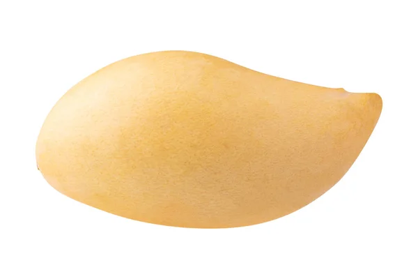 Mango Küpleri Dilimleri Beyaz Arka Planda Izole — Stok fotoğraf