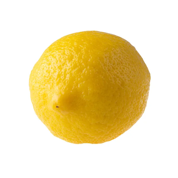 Zitronenfrucht Isoliert Auf Weißem Hintergrund — Stockfoto