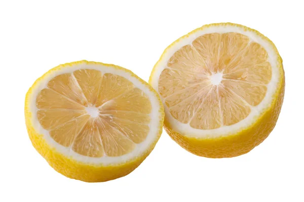 Owoc Cytryny Białym Tle Białym Tle — Zdjęcie stockowe