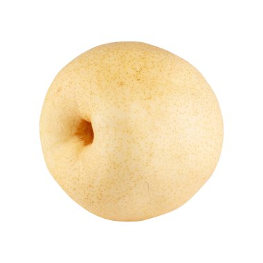 Taze grup oryantal armudu beyaz arkaplanda izole edildi