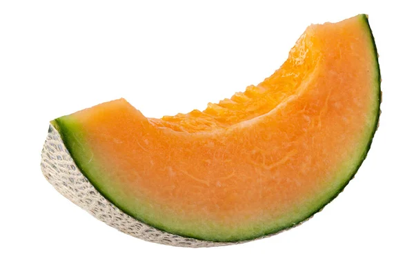 Melon Plasterek Melona Izolowane Białym Tle — Zdjęcie stockowe