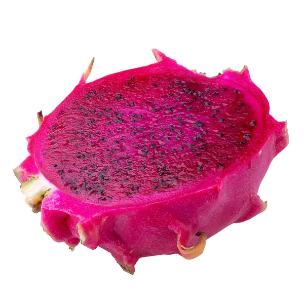 Red Dragonfruit Red Pitaya Isolated White Background — Foto de Stock