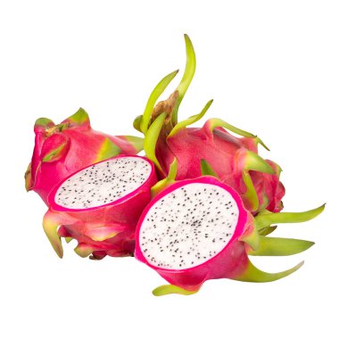 Dragonfruit or Pitaya isolated on a white background
