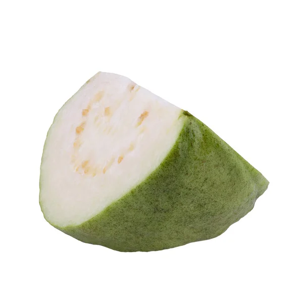 Fruta Guayaba Aislada Sobre Fondo Blanco —  Fotos de Stock