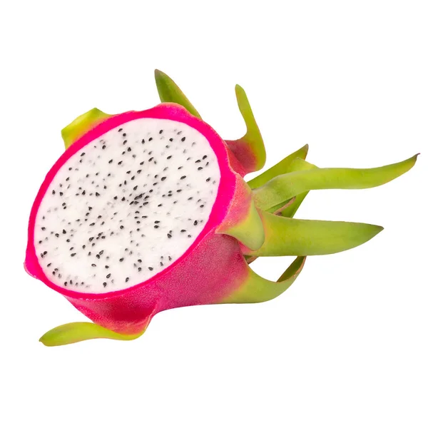 Dragonfrukt Eller Pitaya Isolerad Vit Bakgrund — Stockfoto