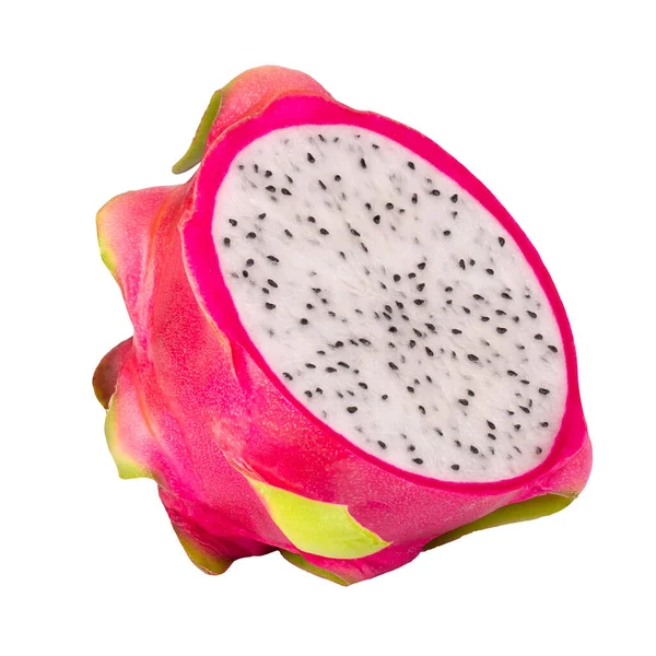 Dragonfruit Pitaya Geïsoleerd Een Witte Achtergrond — Stockfoto