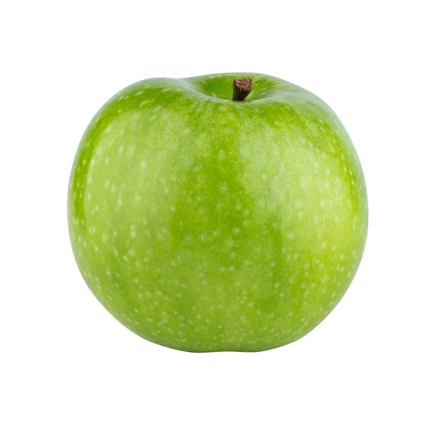 Beyaz Arka Planda Izole Edilmiş Taze Yeşil Elma — Stok fotoğraf