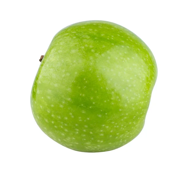 Beyaz Arka Planda Izole Edilmiş Taze Yeşil Elma — Stok fotoğraf
