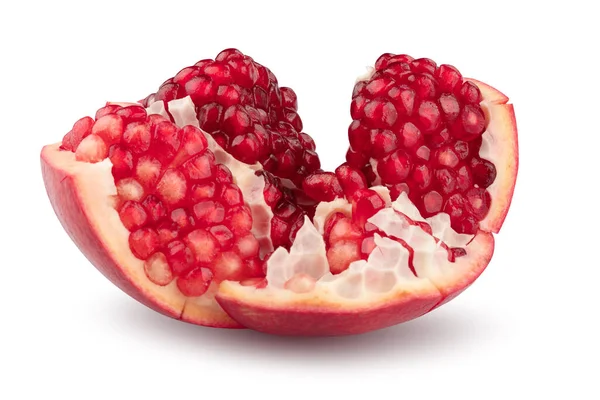 stock image pomegranate fruit isolated on a white background