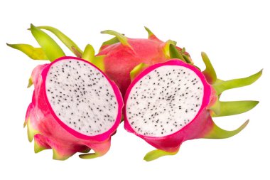 Dragonfruit or Pitaya isolated on a white background