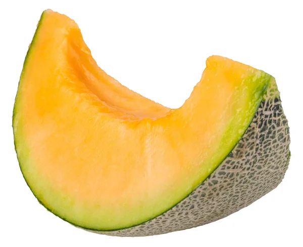 Meloen Meloen Geïsoleerd Een Witte Achtergrond — Stockfoto