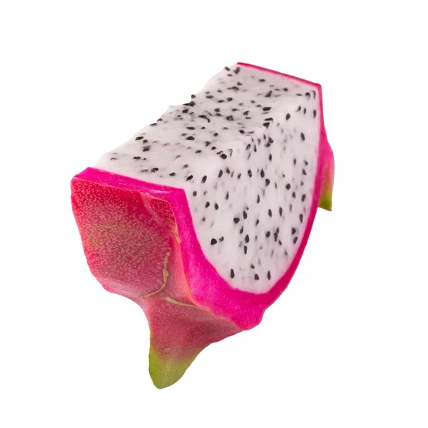 Dragonfruit Pitaya Изолированы Белом Фоне — стоковое фото