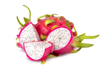 Dragonfruit or Pitaya isolated on a white background