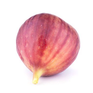 Beyaz arka planda izole edilmiş taze incirler