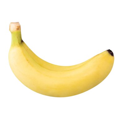 Beyaz arkaplanda yalıtılmış muz meyvesi