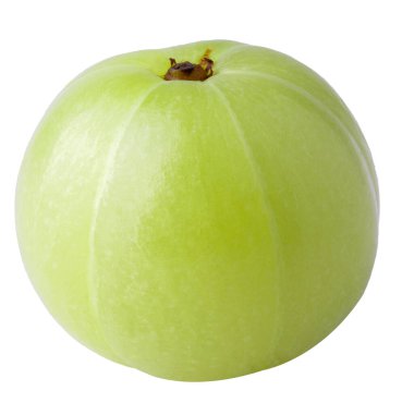 Beyaz arka planda izole edilmiş Hint Bektaşi üzümü