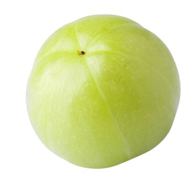 Beyaz arka planda izole edilmiş Hint Bektaşi üzümü