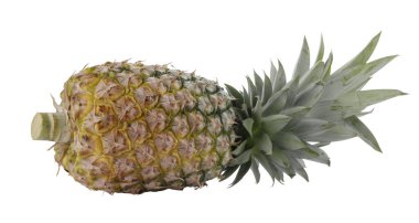 Beyaz bir arka plan üzerinde izole büyük ananas