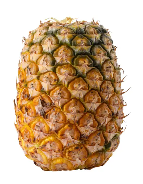 Beyaz arkaplanda izole edilmiş ananas