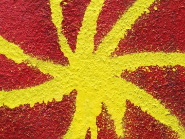 Bir duvar yazısı ayrıntısı              