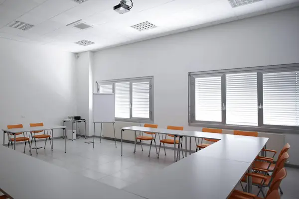 interior of a modern school hall