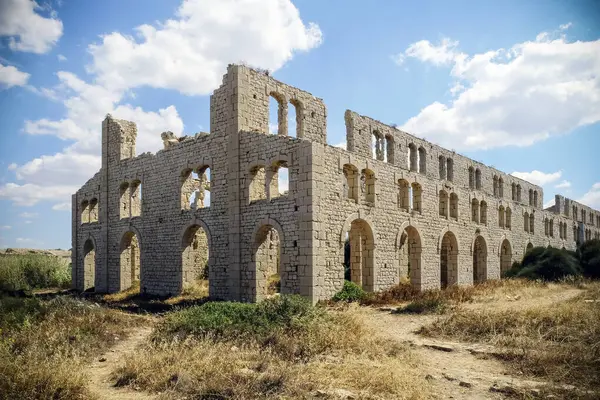Abandoned Roman Building Ruins Stock Picture