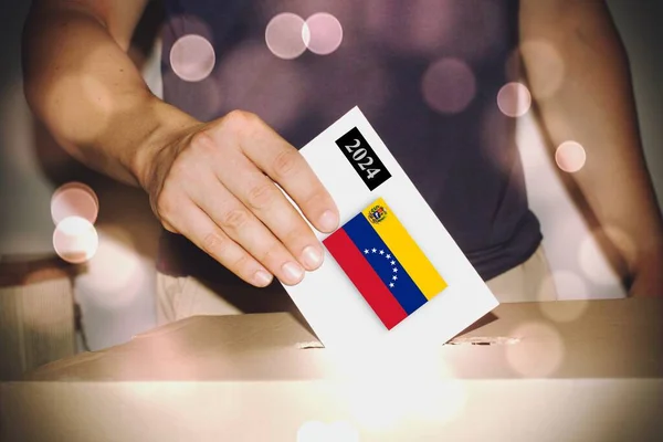 Venezuela Voto Político Concepto — Foto de Stock