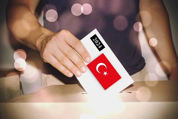Konzept Für Politische Wahlen Der Türkei — Stockfoto