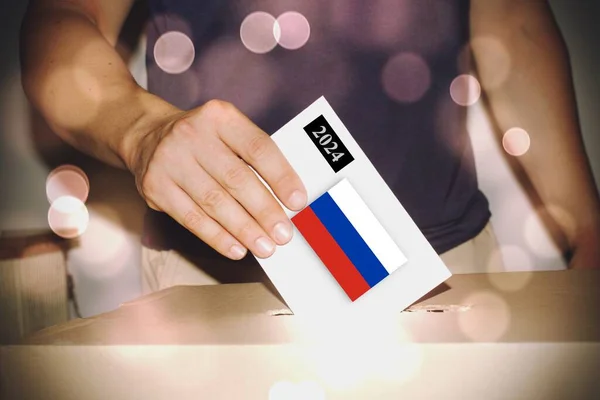 Концепция Политического Голосования России — стоковое фото