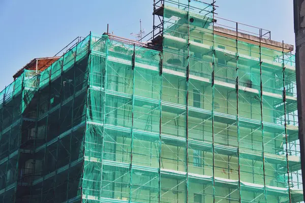 stock image Shot of a building construction .