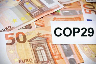 Metin ile 50 avroya yakın banknot kapat 