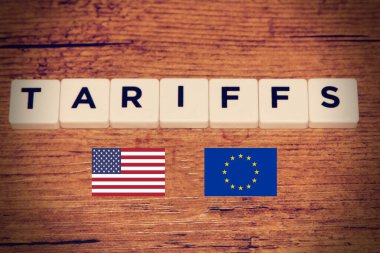 ABD 'nin 2025 yılında Avrupa Bayrağı ile artan ithalat tarifeleri politikası