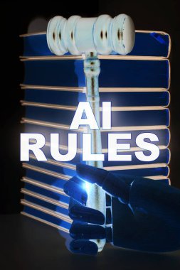 Ai Law konsepti. Yasa ve yönetmelikler