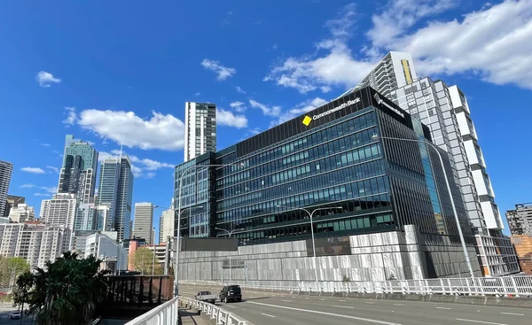 Sydney Nsw Australia Września 2022 Fasada Budynku Banku Wspólnoty Narodów Obrazy Stockowe bez tantiem