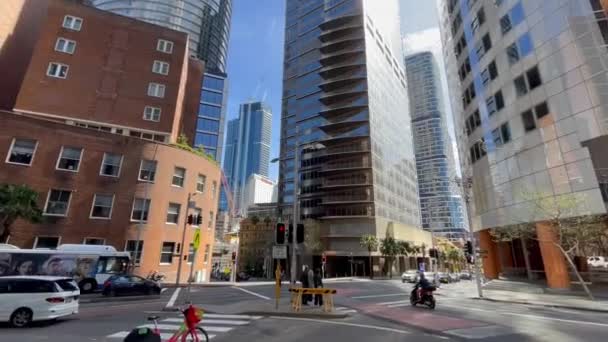 Sydney Nsw Australia September 2022 Commercial Skyscraper Residential Block Governor — Stock Video
