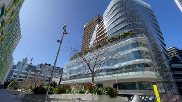 Sydney Nsw Australia Września 2022 Budynek Uniwersytetu Technicznego Sydney Uts — Wideo stockowe