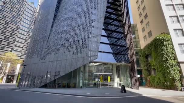 Sydney Nsw Australia Września 2022 Budynek Uts Wydział Inżynierii Budynku — Wideo stockowe