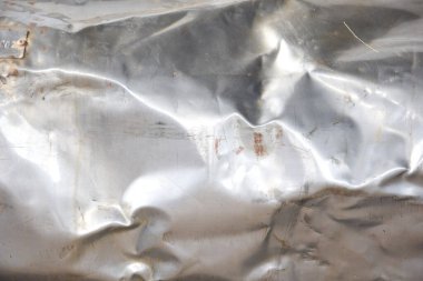 Buruşmuş metal dokusu ve arkaplan