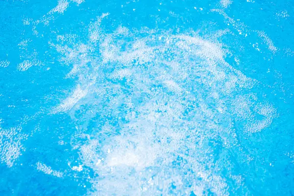 Γαλάζιο Καθαρό Νερό Στο Τζακούζι Spa Φόντο Μασάζ Royalty Free Φωτογραφίες Αρχείου